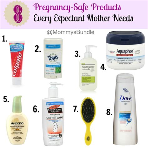 pregnancy safe products.